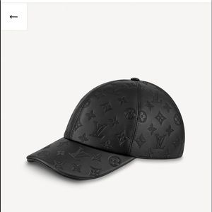 Brand new Louie Vuitton leather hat